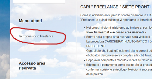 menu utenti pc